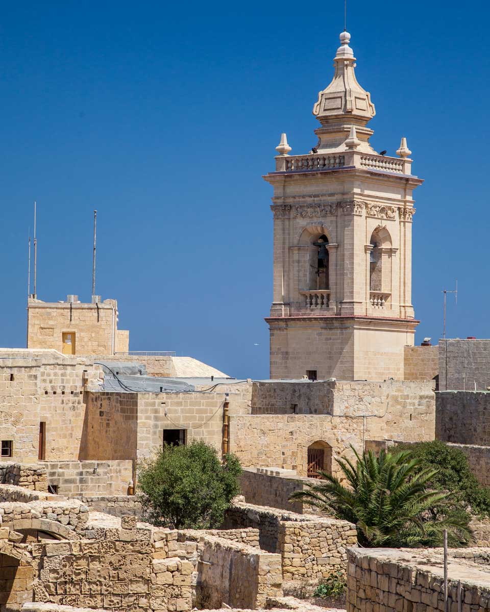 The Citadel in Victoria seen on a tour from Valletta Malta