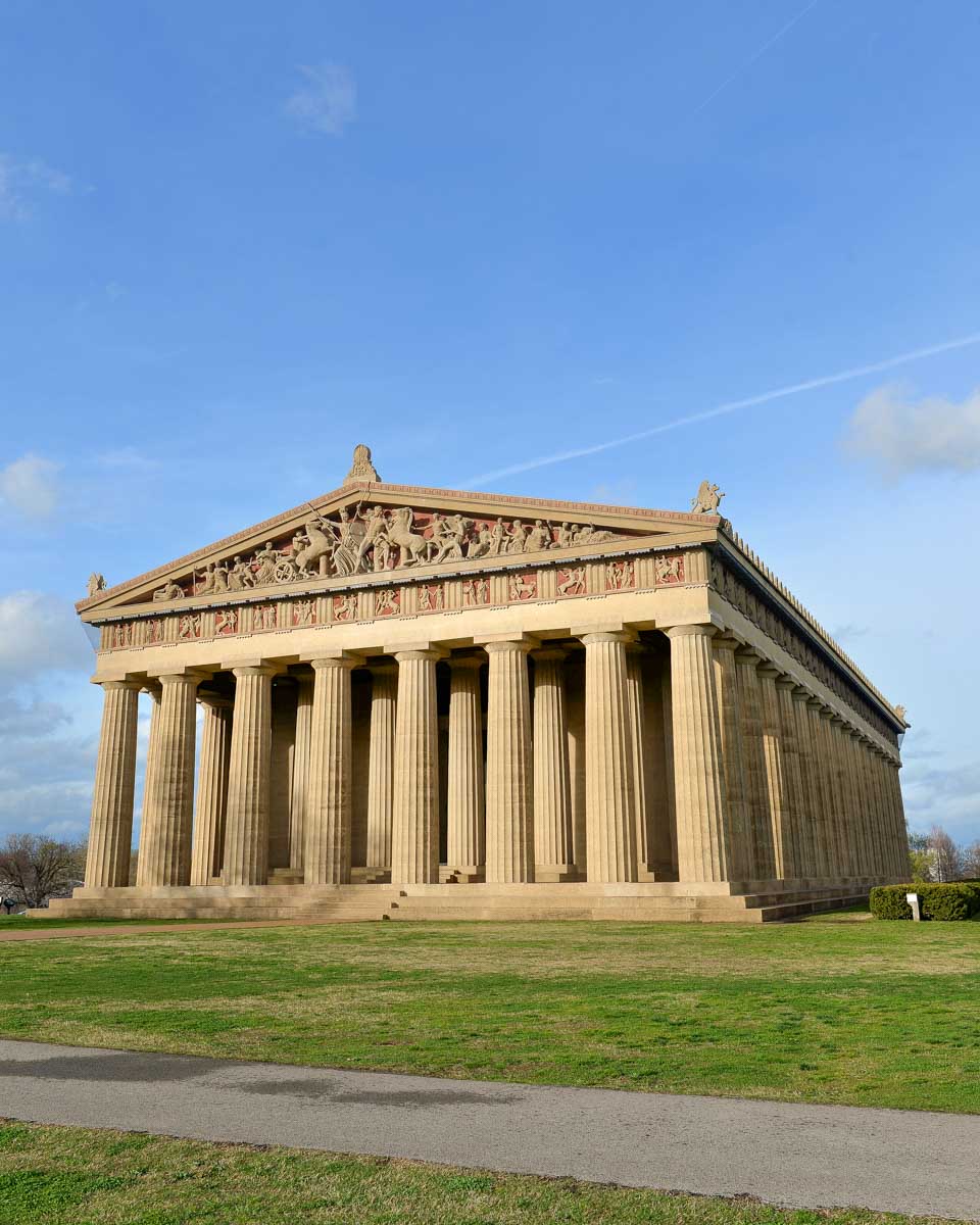 The Parthenon seen in Nashville Tennessee