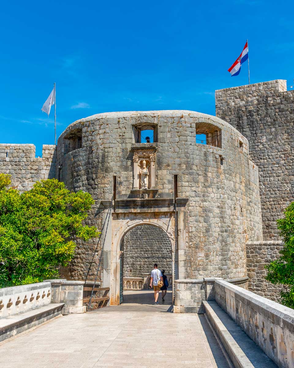 The Pile Gate in Dubrovnik Croatia