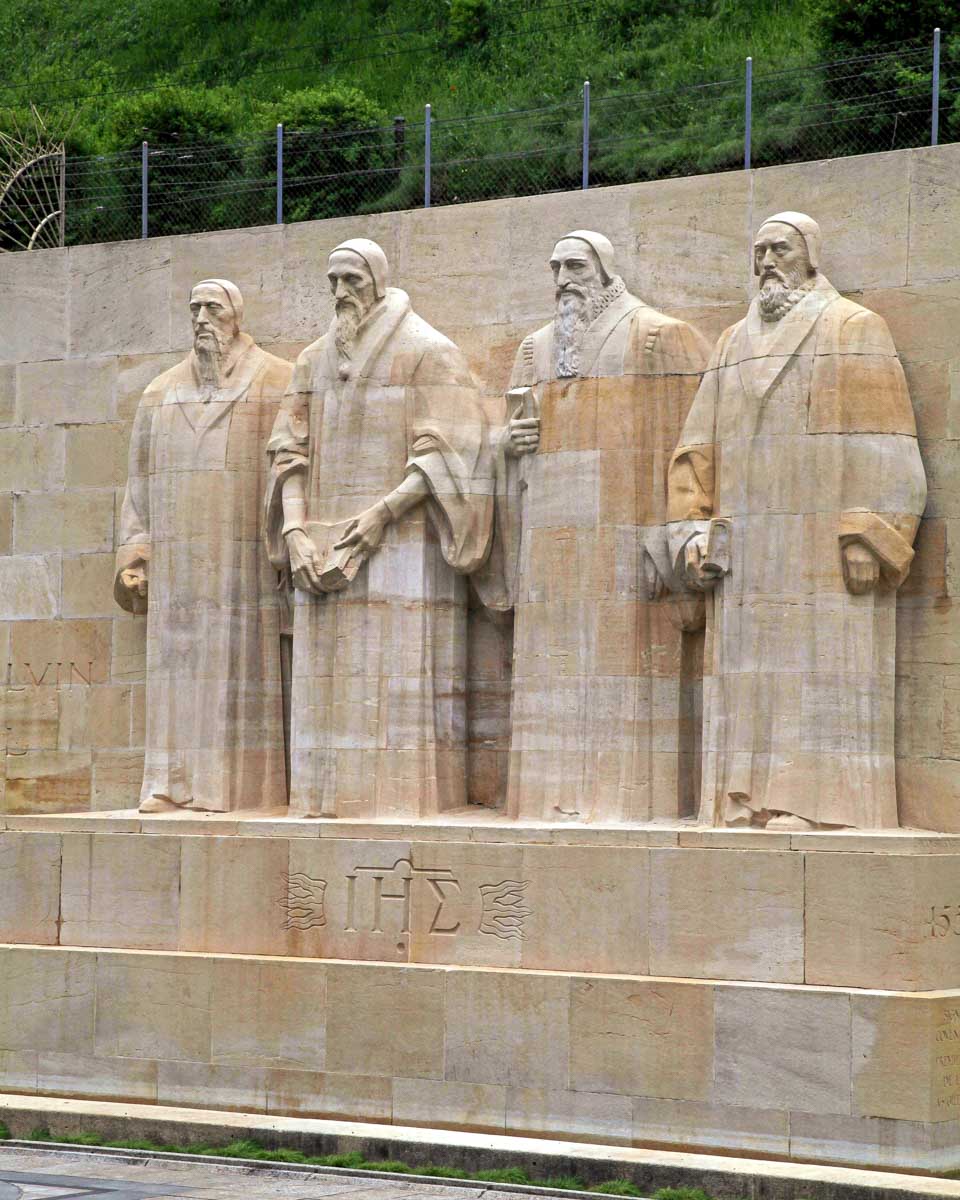 The Reformation Wall in Geneva Switzerland