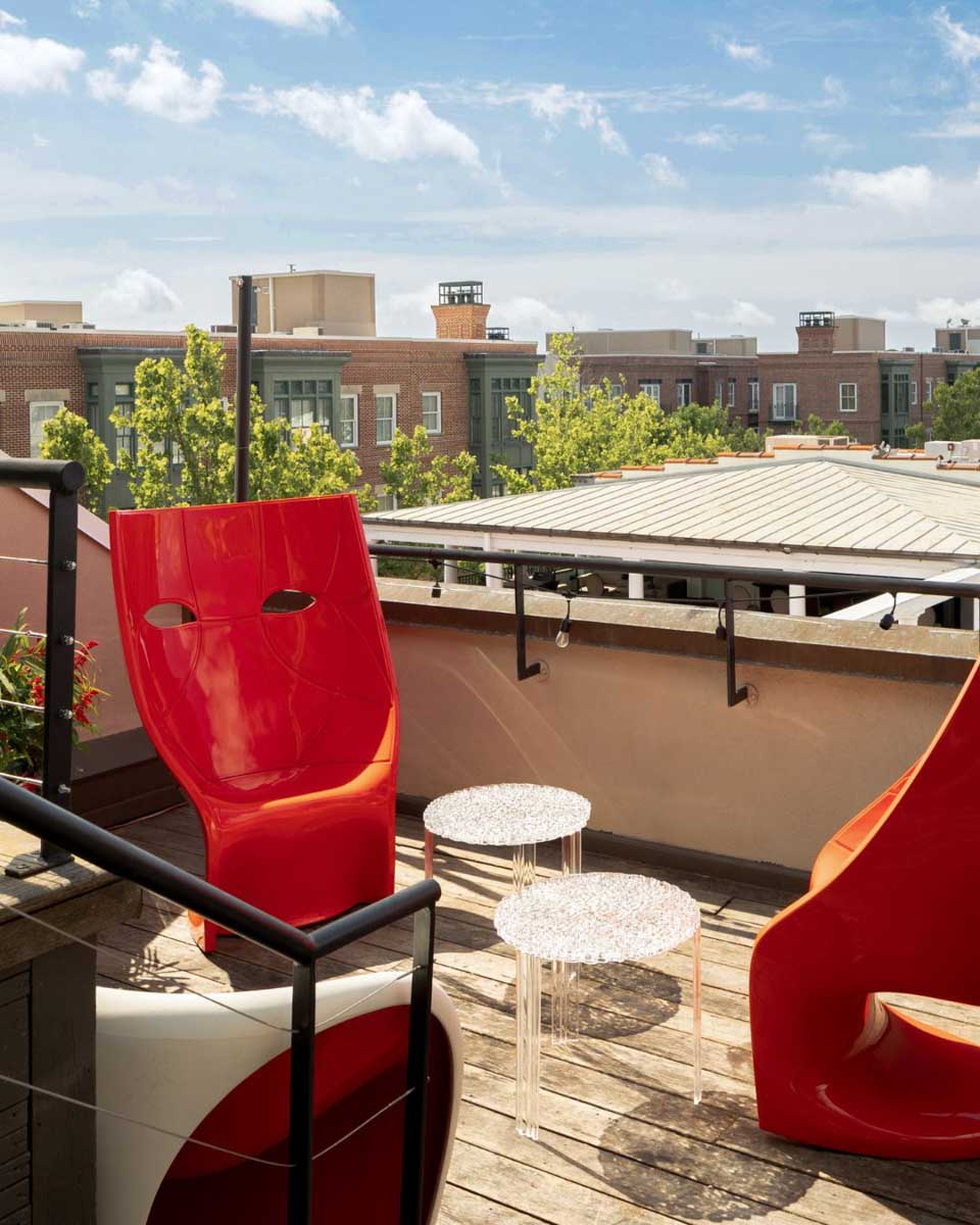 The Rooftop Bar at Vendue in Charleston South Carolina