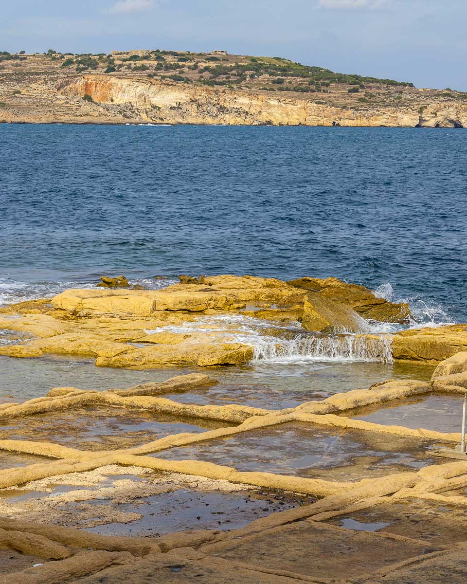 The Salt Pans seen on an ATV tour from Valletta Malta