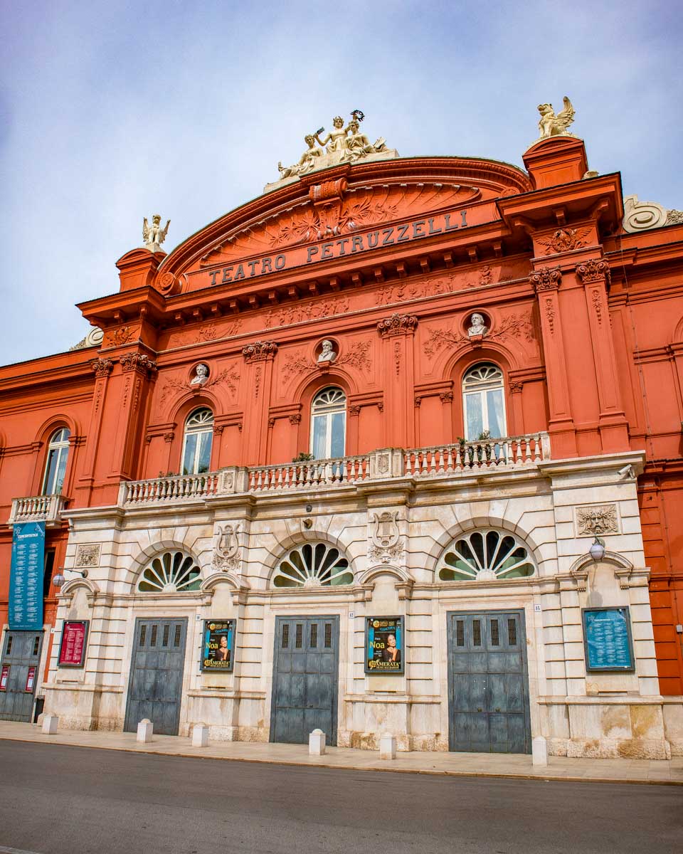The Teatro Petruzzelli in Bari Italy