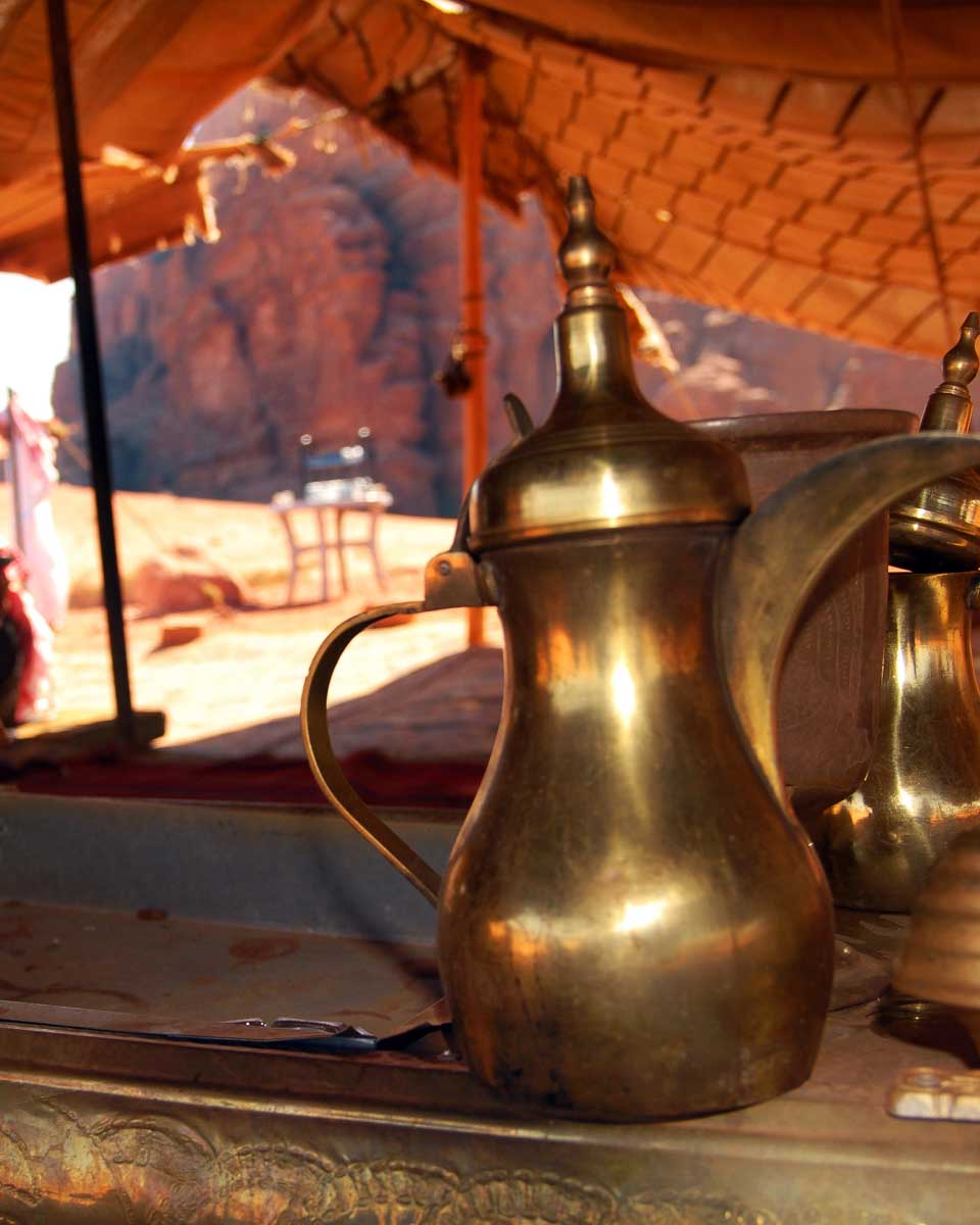 Traditional-Moroccan-tea-in-a-Berber-tent on a tour from Marrakech Morocco