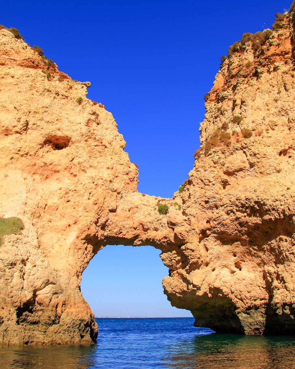 Views on a cruise to Ponta da Piedade from Lagos Portugal