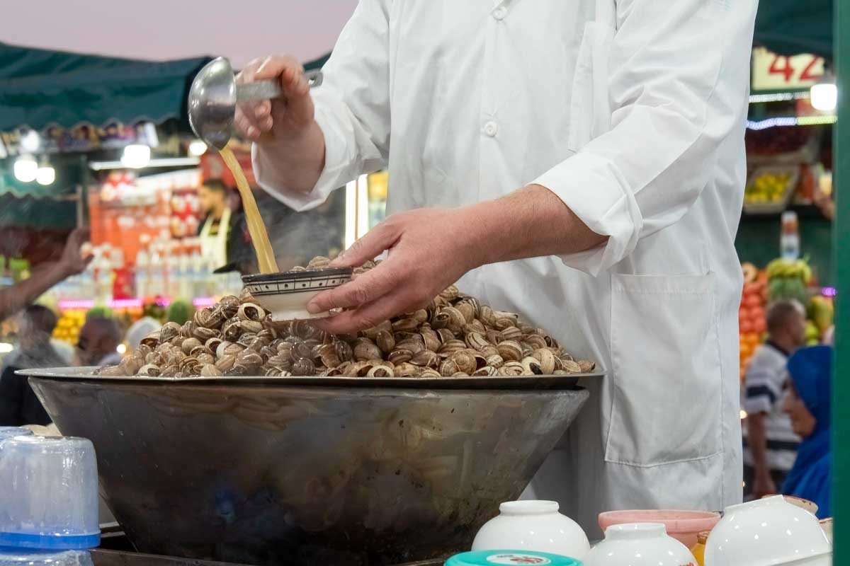 jemaa el fnaa market in Marrakech Morocco