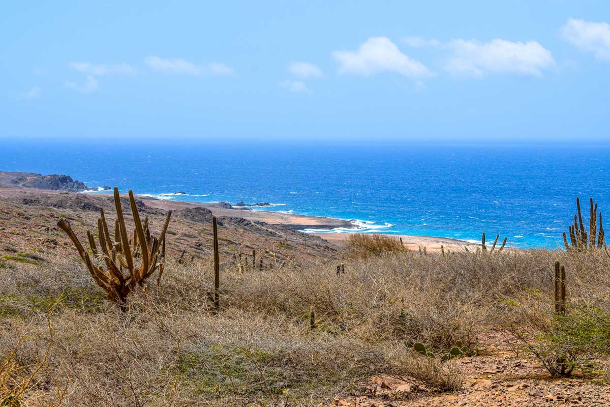 Arikok Natural Park seen on a 4x4 in Aruba