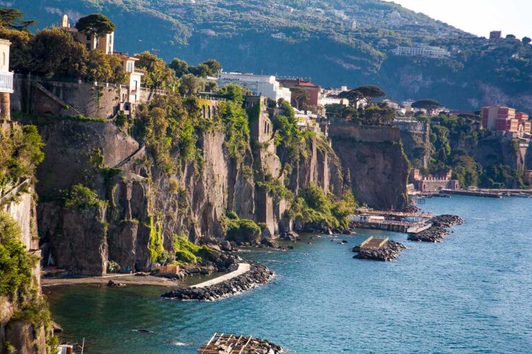 Coast of Piano di Sorrento. Campania, Italy