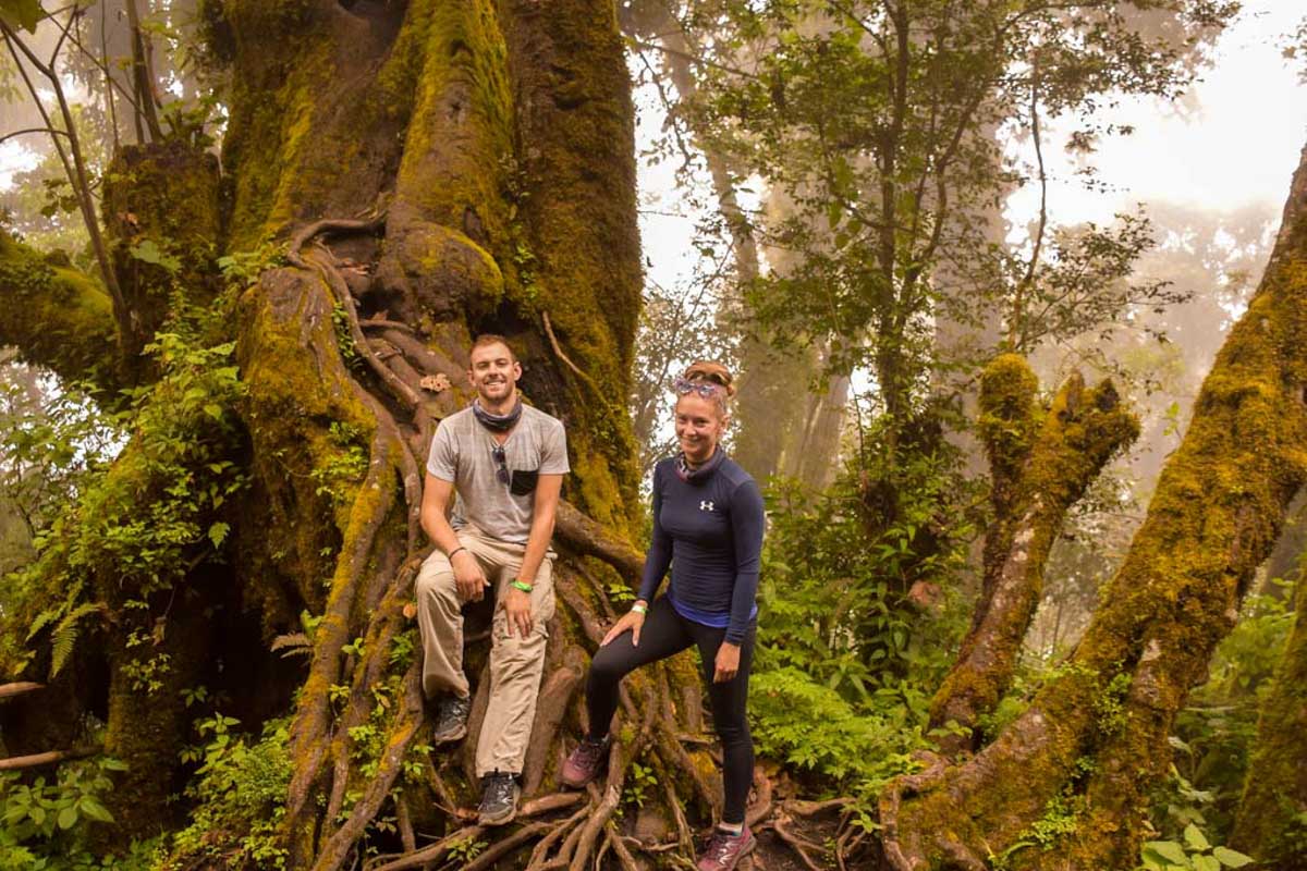 Dan and Bailey in the Jungle near Antigua Guatemala