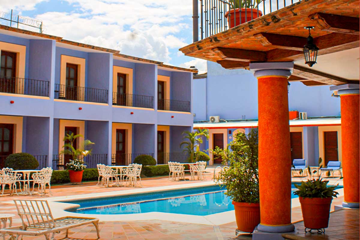 Hotel Santa Helena Plaza in Oaxaca Mexico