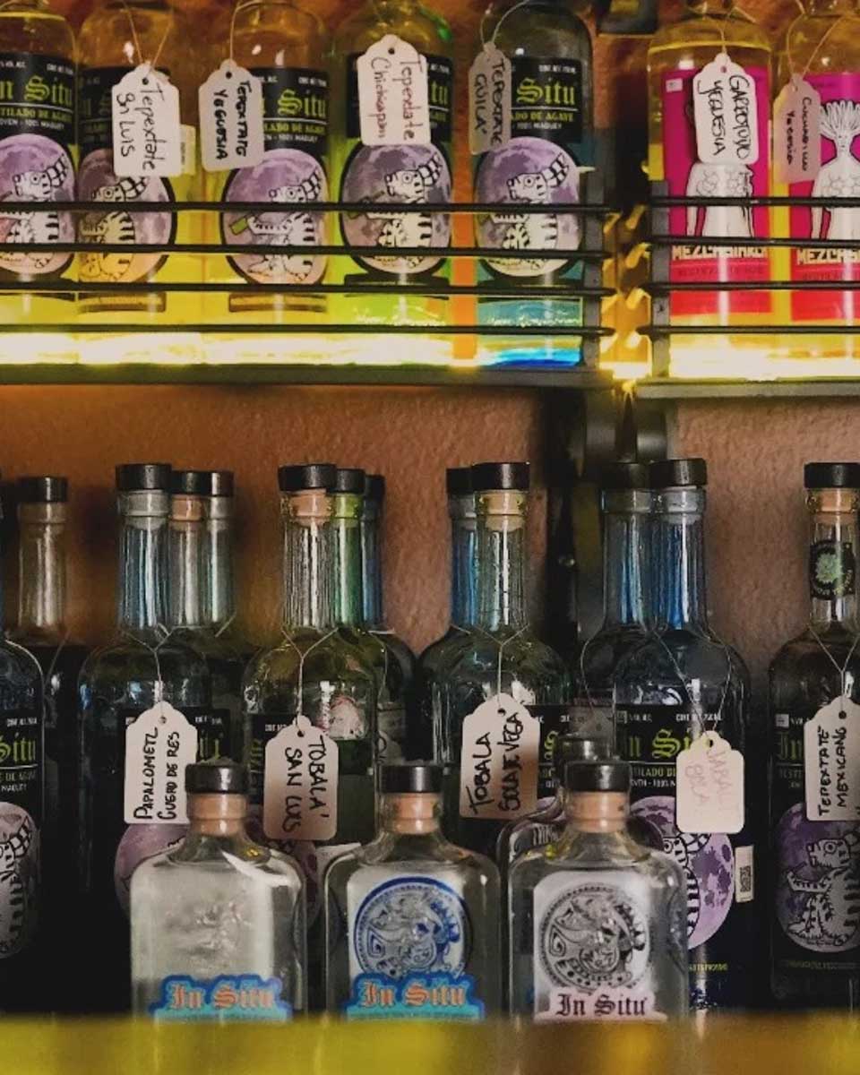 In Situ Mezcalería in Oaxaca Mexico