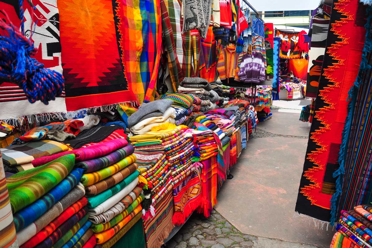 La Mariscal Artisan Market in Quito Ecuador