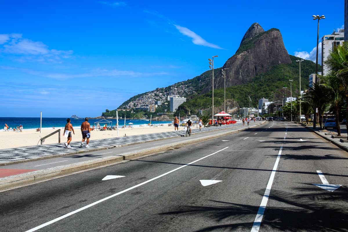 Leblon district in Rio de Janeiro Brazil