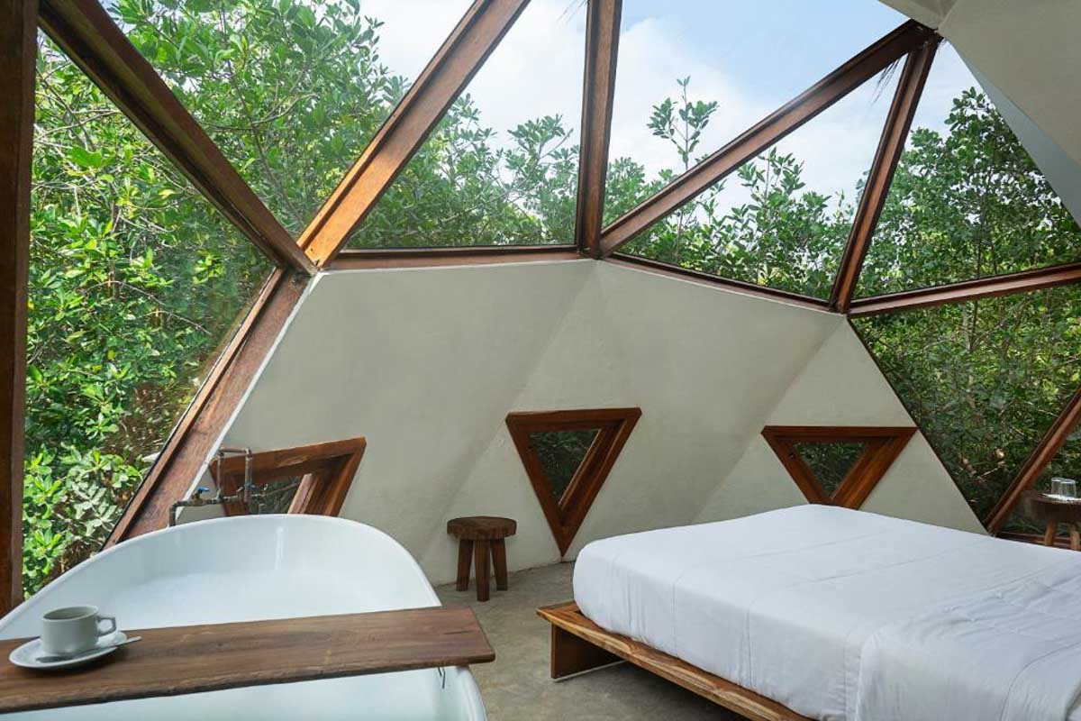 Mamasan Treehouses & Cabins in Tulum Mexico