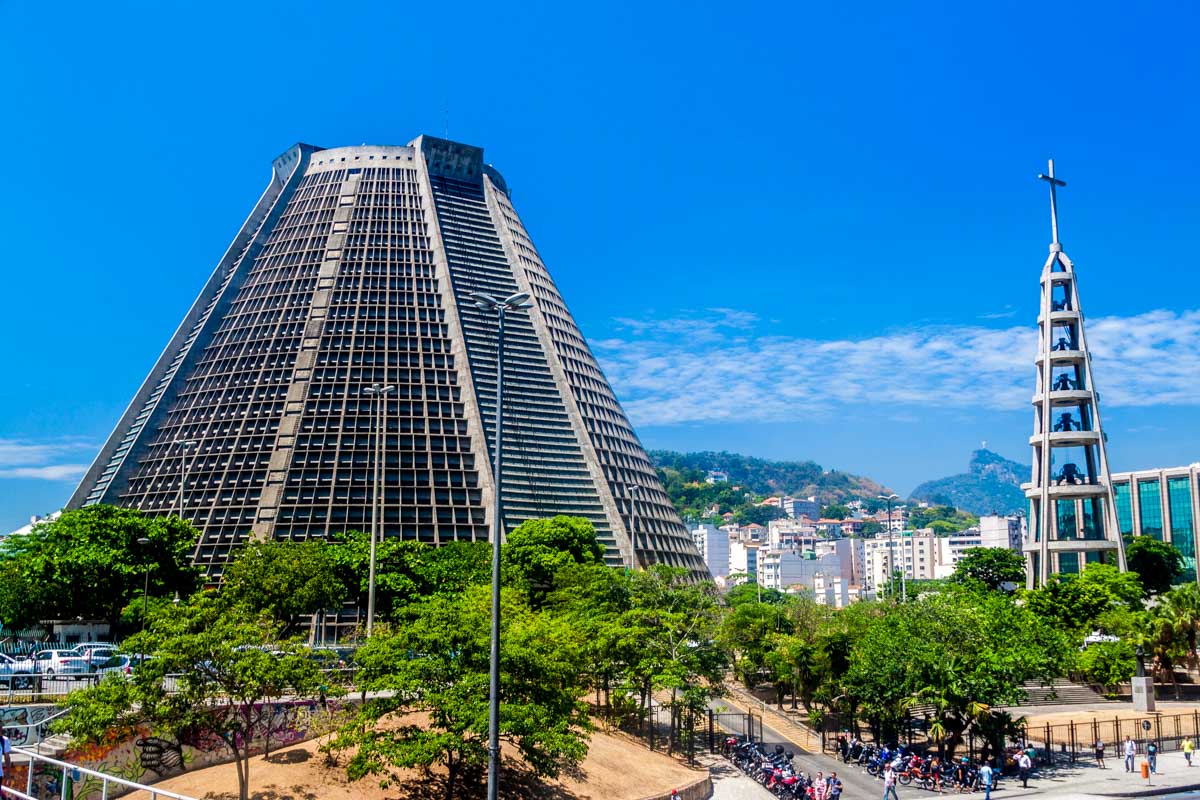 Metropolitan cathedral in Rio de Janeiro Brazil