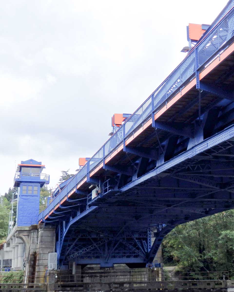 One of the Link Light Rails tracks in Seattle Washington