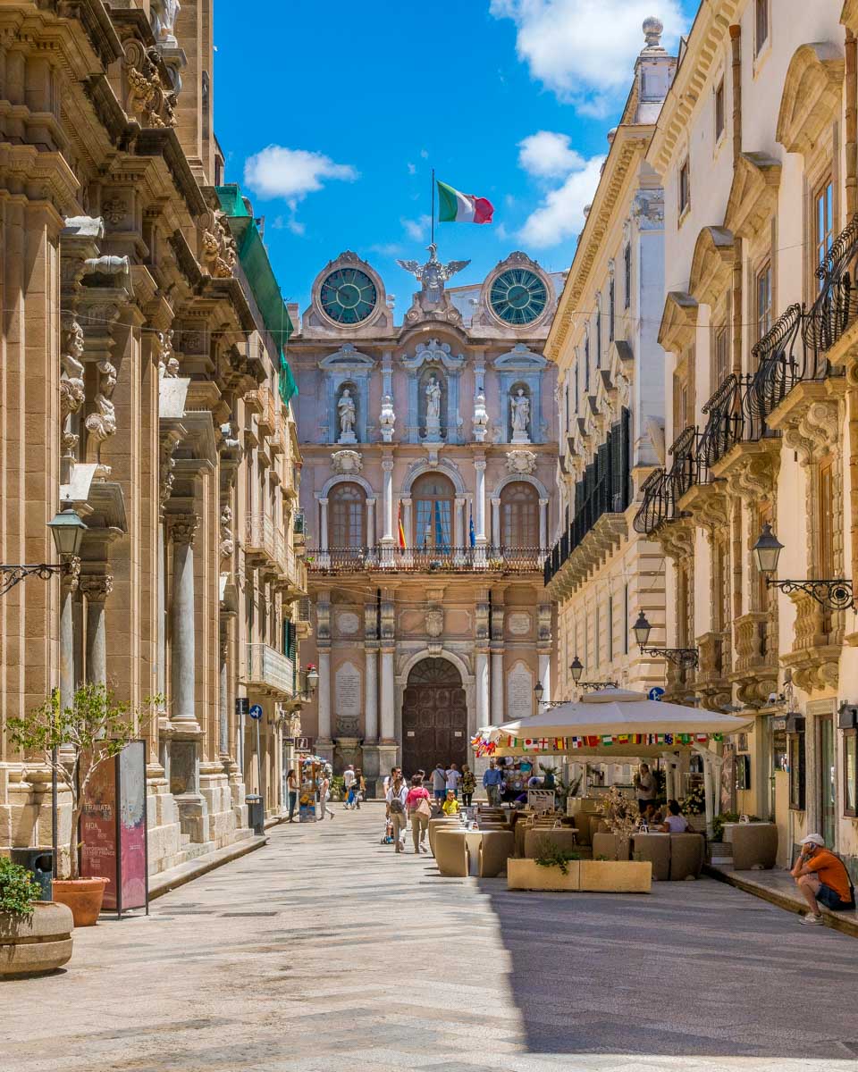 Palazzo Senatorio in Trapani Sicily Italy
