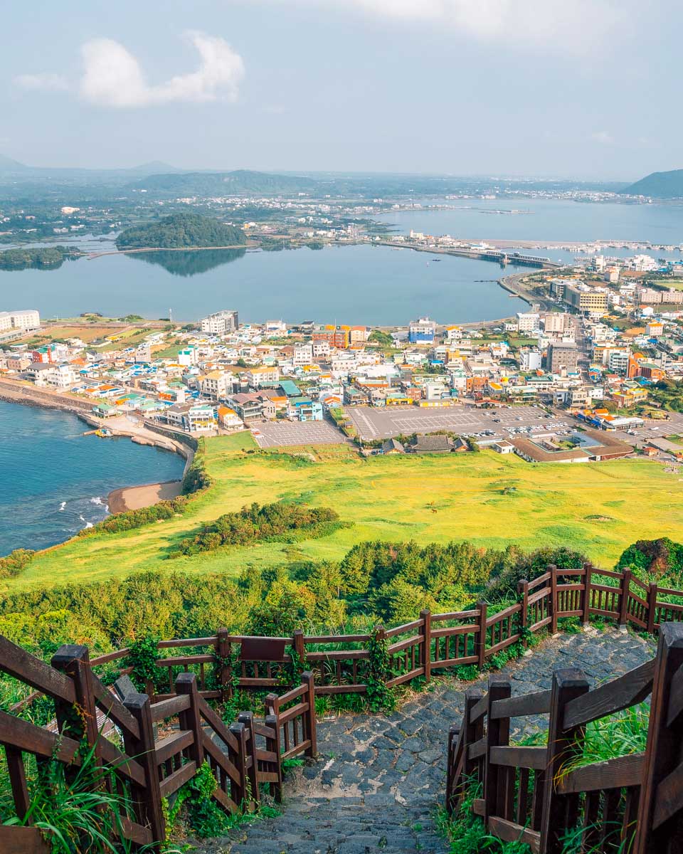 Seongsan Ilchulbong (Sunrise Peak) on Jeju Island South Korea