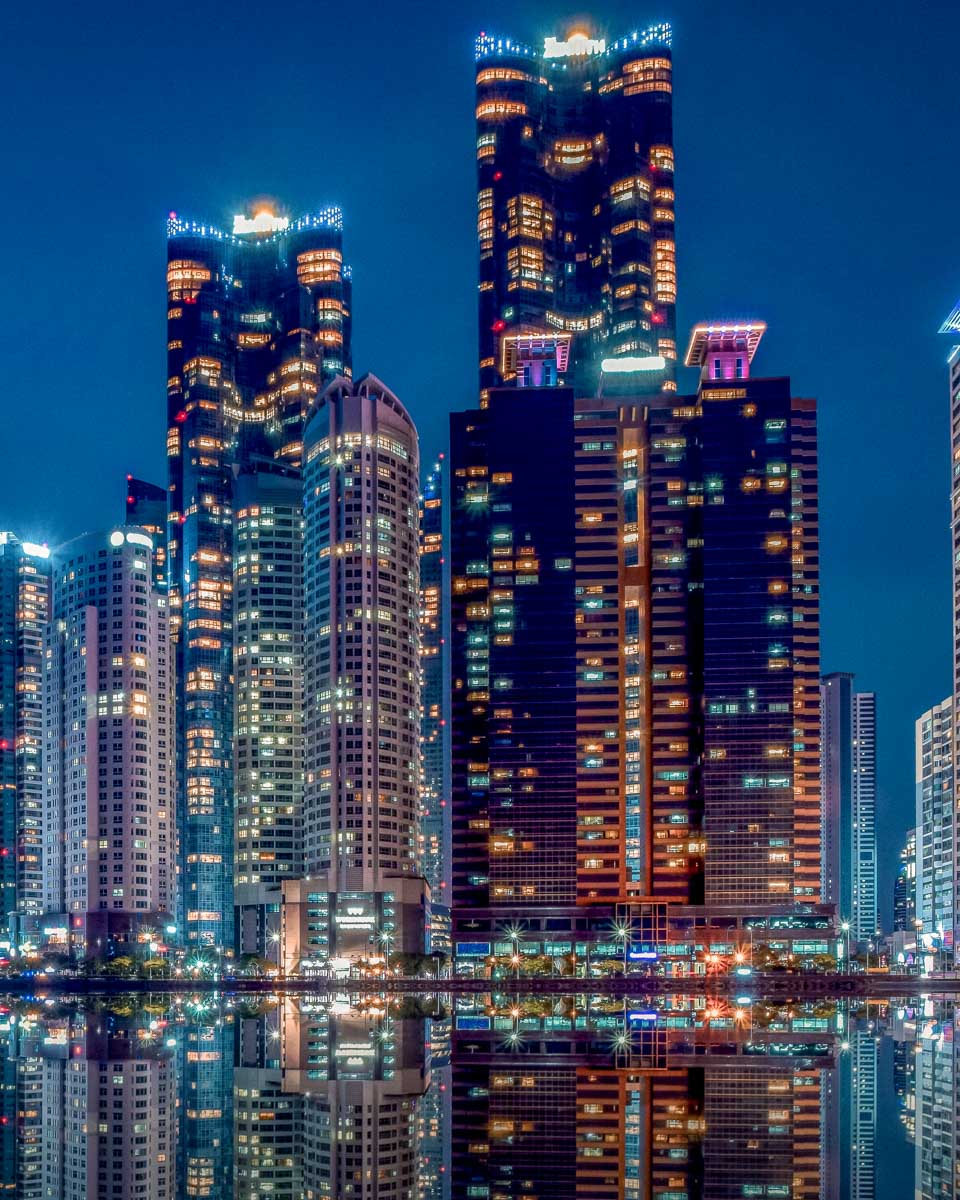The Bay 101 at night seen on a tour of Busan South Korea (2)