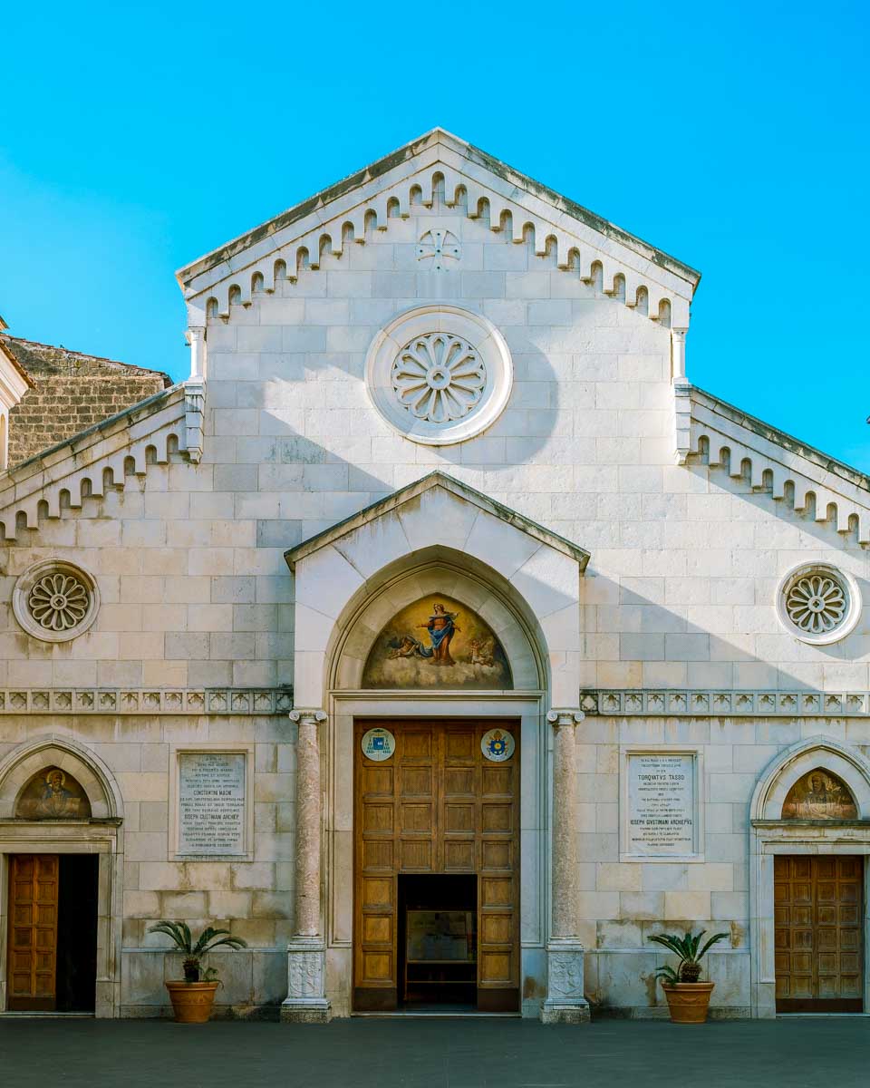 The Cathedral of Sorrento in Sorrento Italy