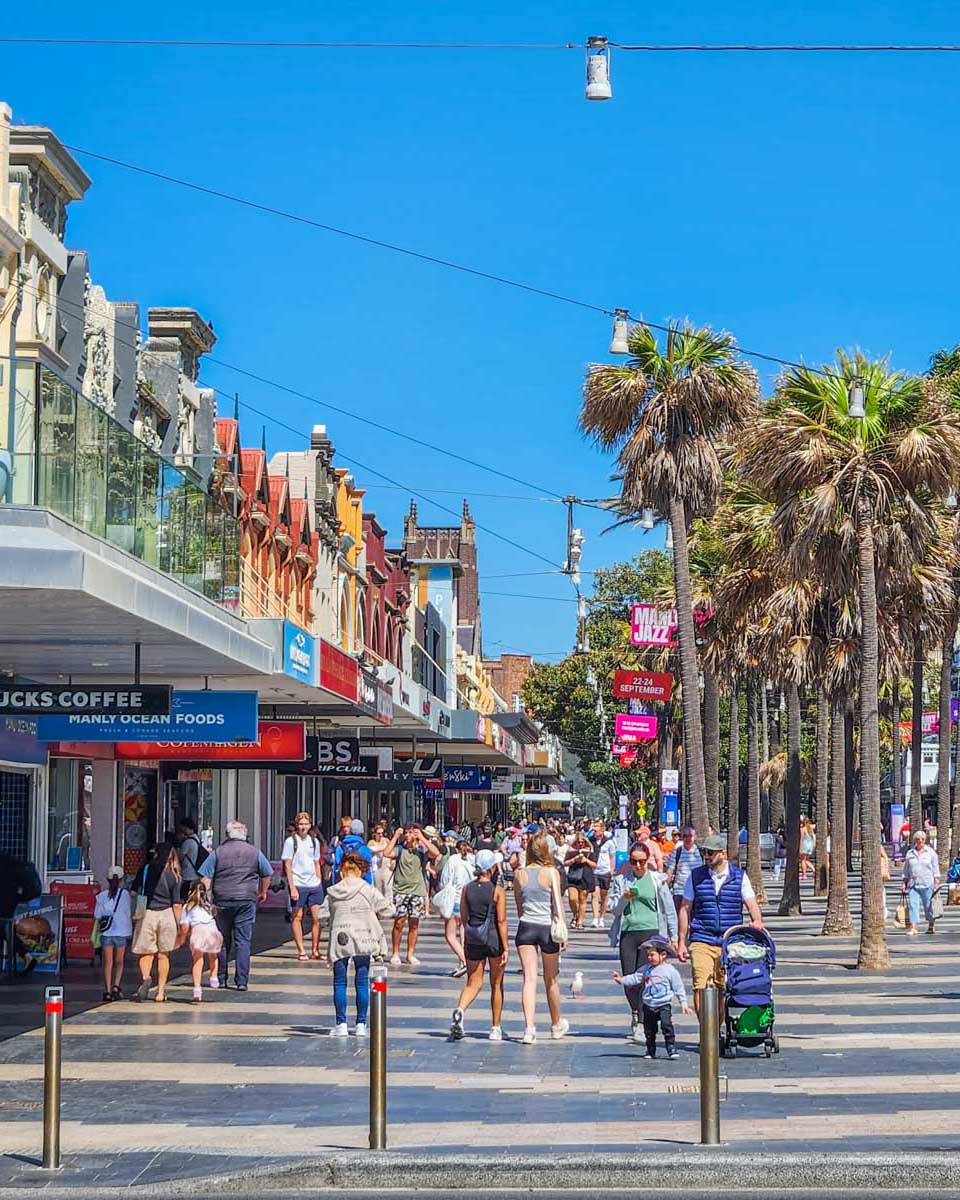 The-Corso-in-Manly-Beach-Sydney