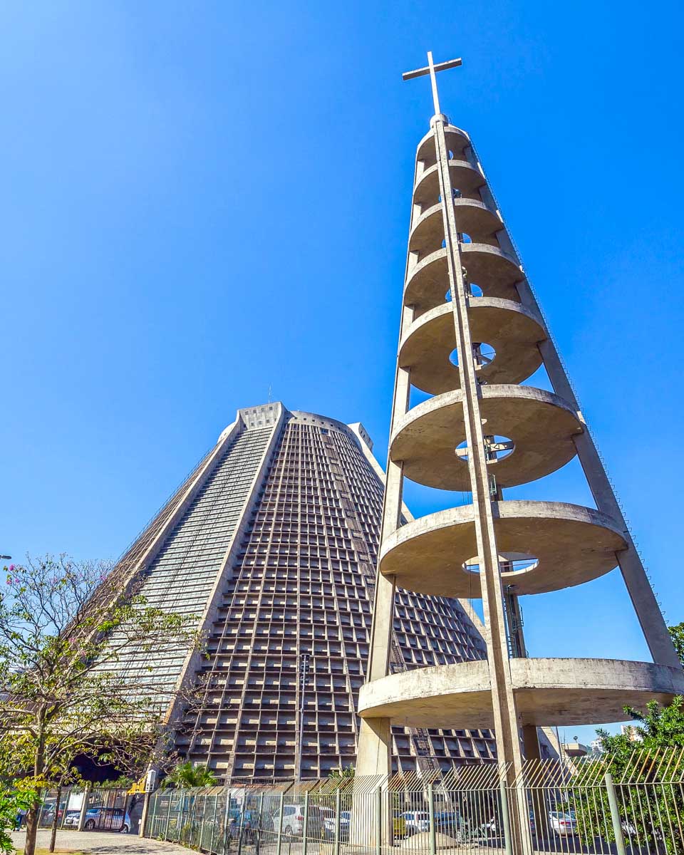 The Metropolitan cathedral in Rio de Janeiro, Brazil 1