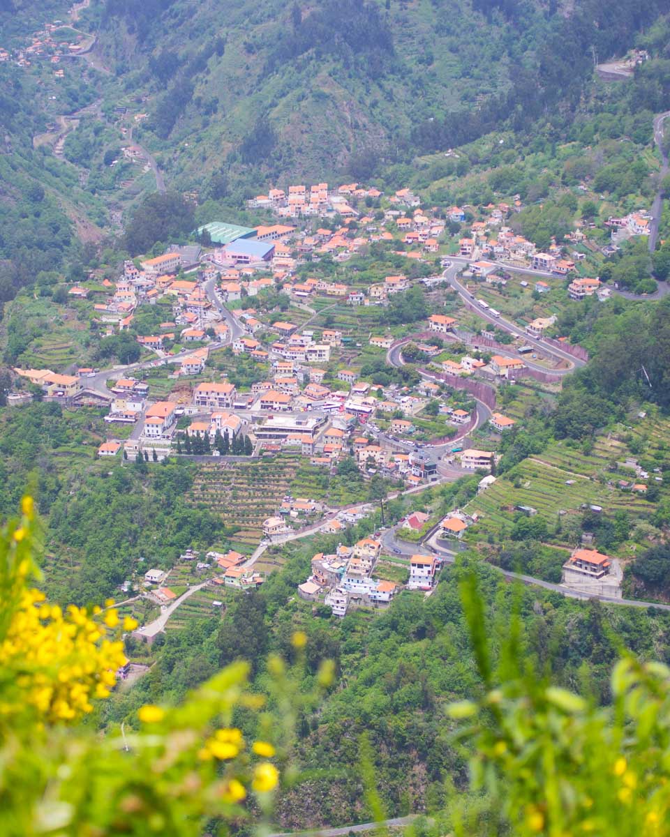 The Valley of the Nuns seen on a trike tour in Madeira Portugal