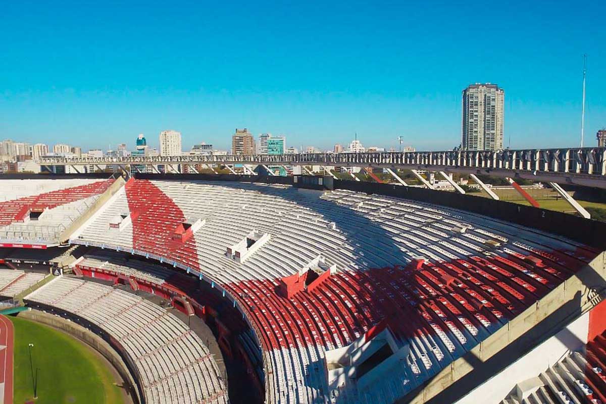 The monumental stadium in Belgrano Buenos Aires Argentina
