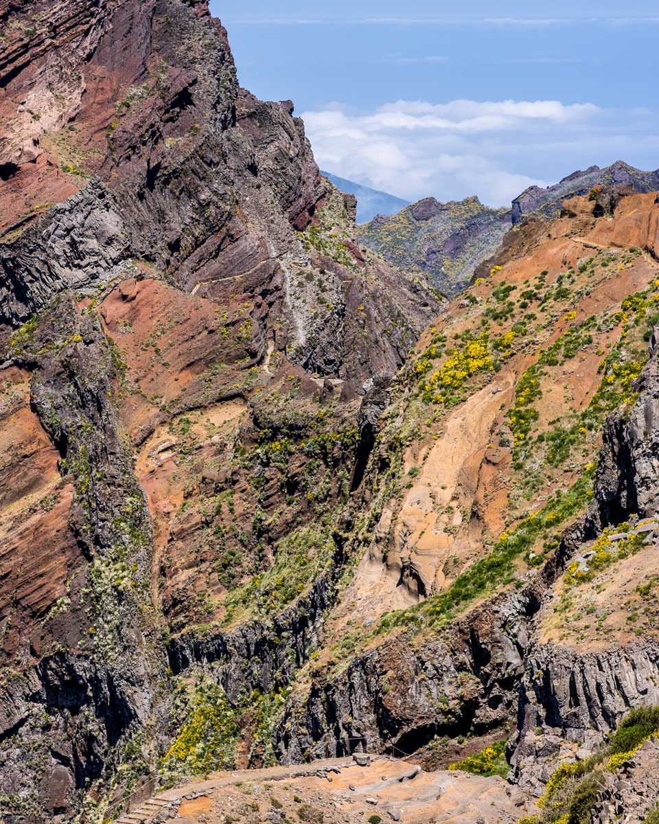 View from Pico do Arieiro, Madeira, Portugal seen on a tour