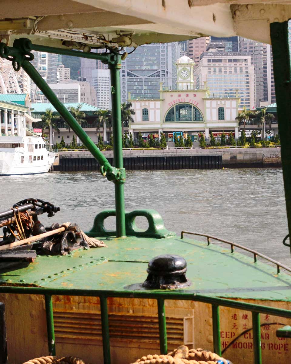 Views from the Star Ferry in Hong Kong