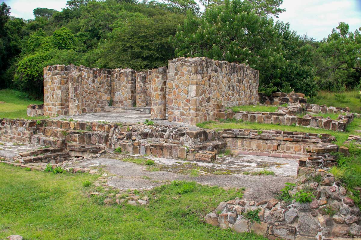 Zona Arqueológica de Monte Albán seen on a tour from Oaxaca Mexico