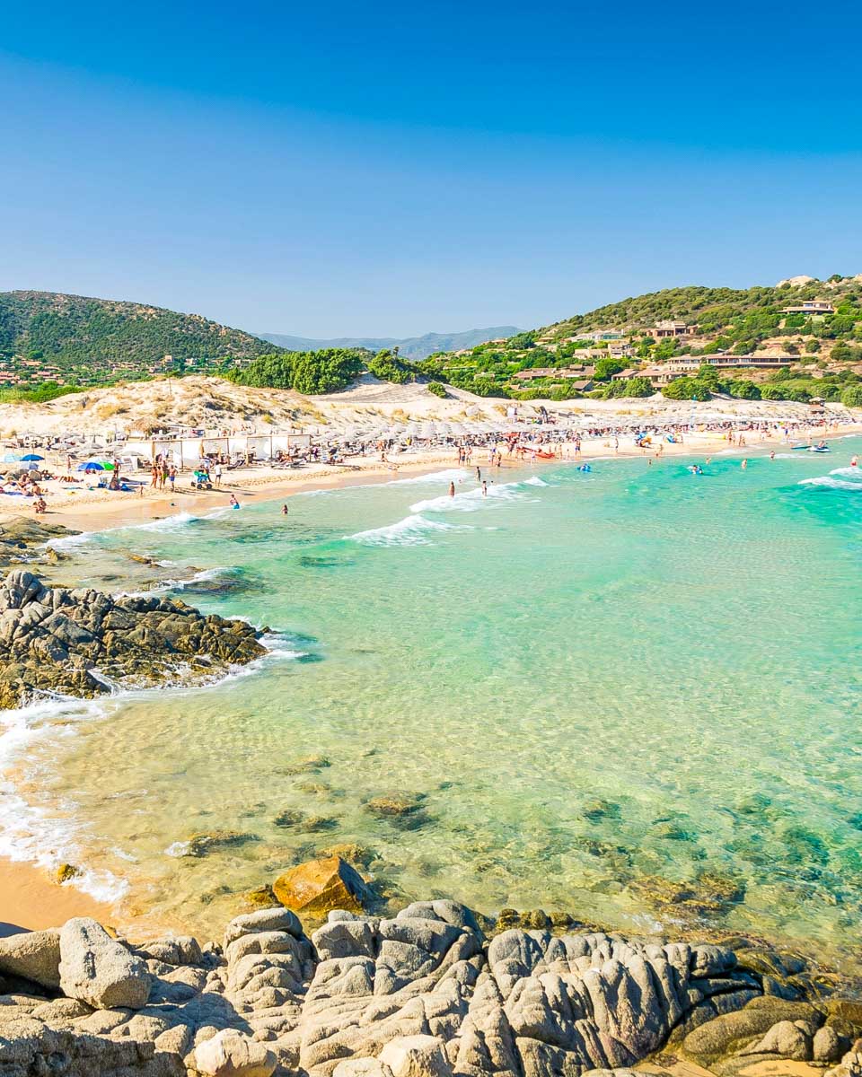 A beach seen on a tour from Cagliari in Sardinia Italy on a tour
