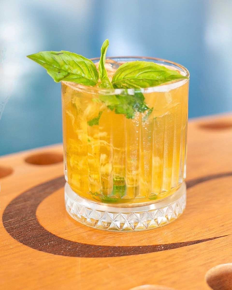 A cocktail at Jellyfish Restaurant in Punta Cana