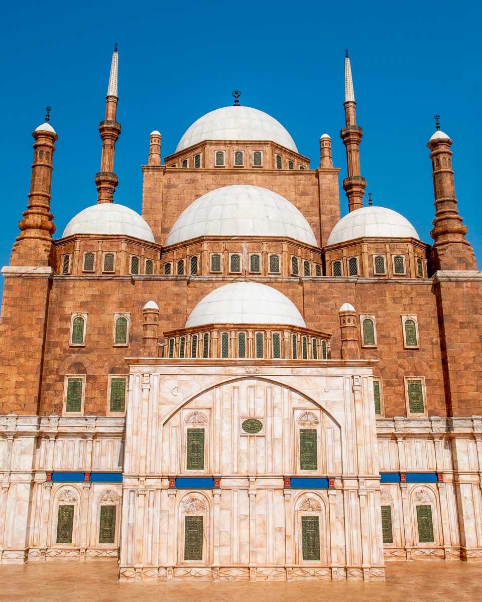 Alabaster Mosque of Muhammad Ali seen in Cairo Egypt