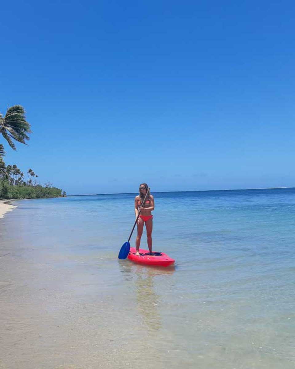 Bailey-paddleboards-in San Juan Puerto Rico