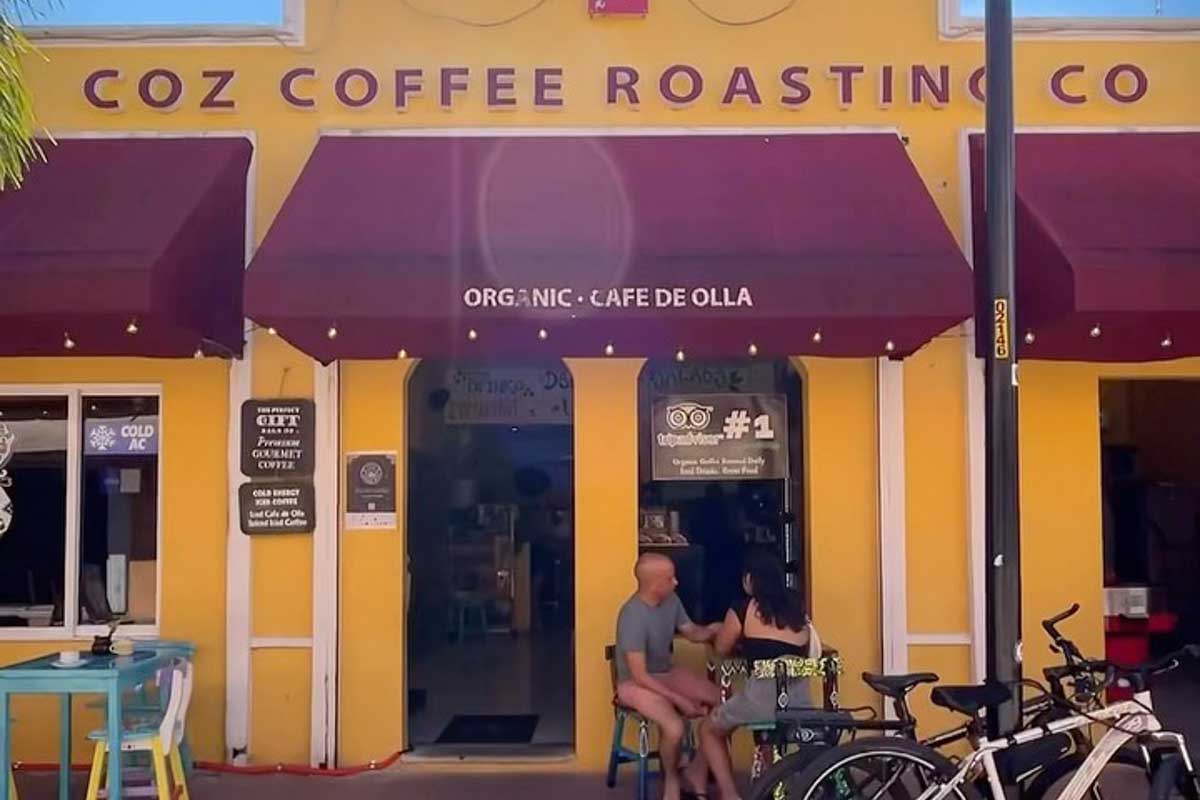 COZ Coffee Roasting Company in Cozumel Mexico
