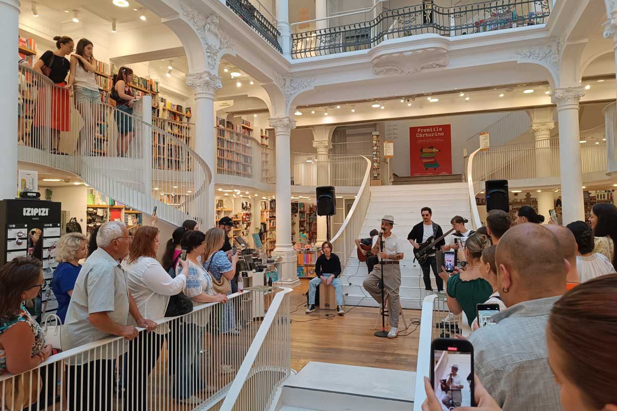 Cărturești Carusel in Bucharest Romania