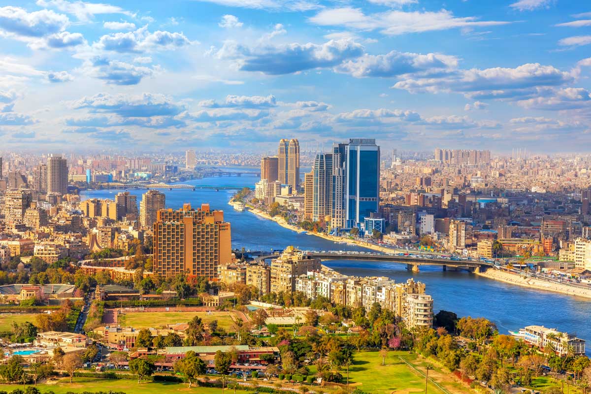 Cityscape of Cairo Egypt