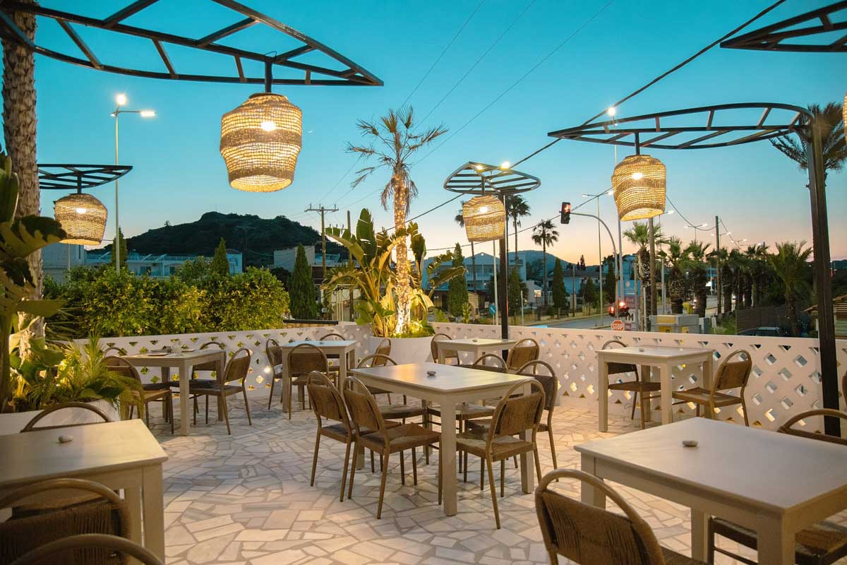 Desert Rose Restaurant in Rhodes Greece