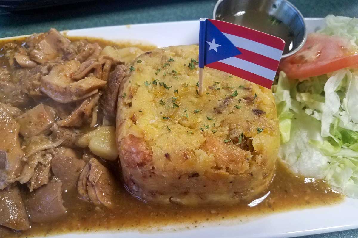 Dinner eaten in San Juan Puerto Rico