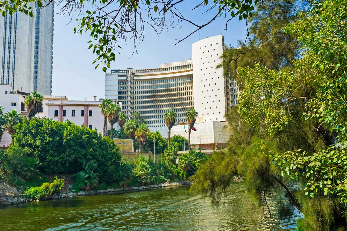 Garden City in Cairo Egypt