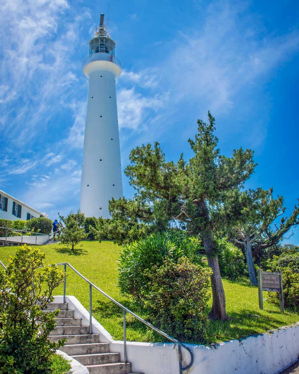 Gibb’s Hill Lighthouse seen on a tour of Bermuda
