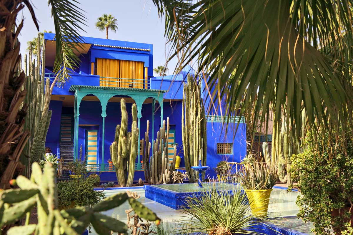 Historic Majorelle Gardens in Marrakech Morocco 1