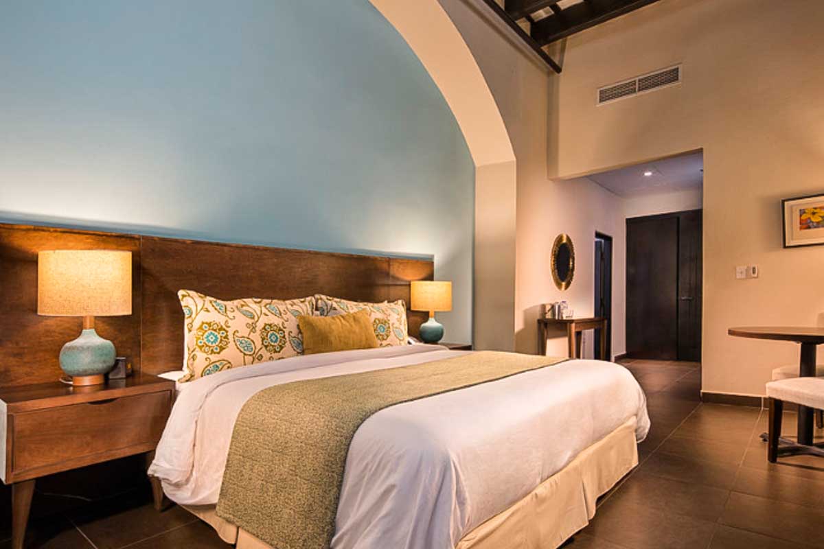 Hotel room at the Decanter Hotel in San Juan