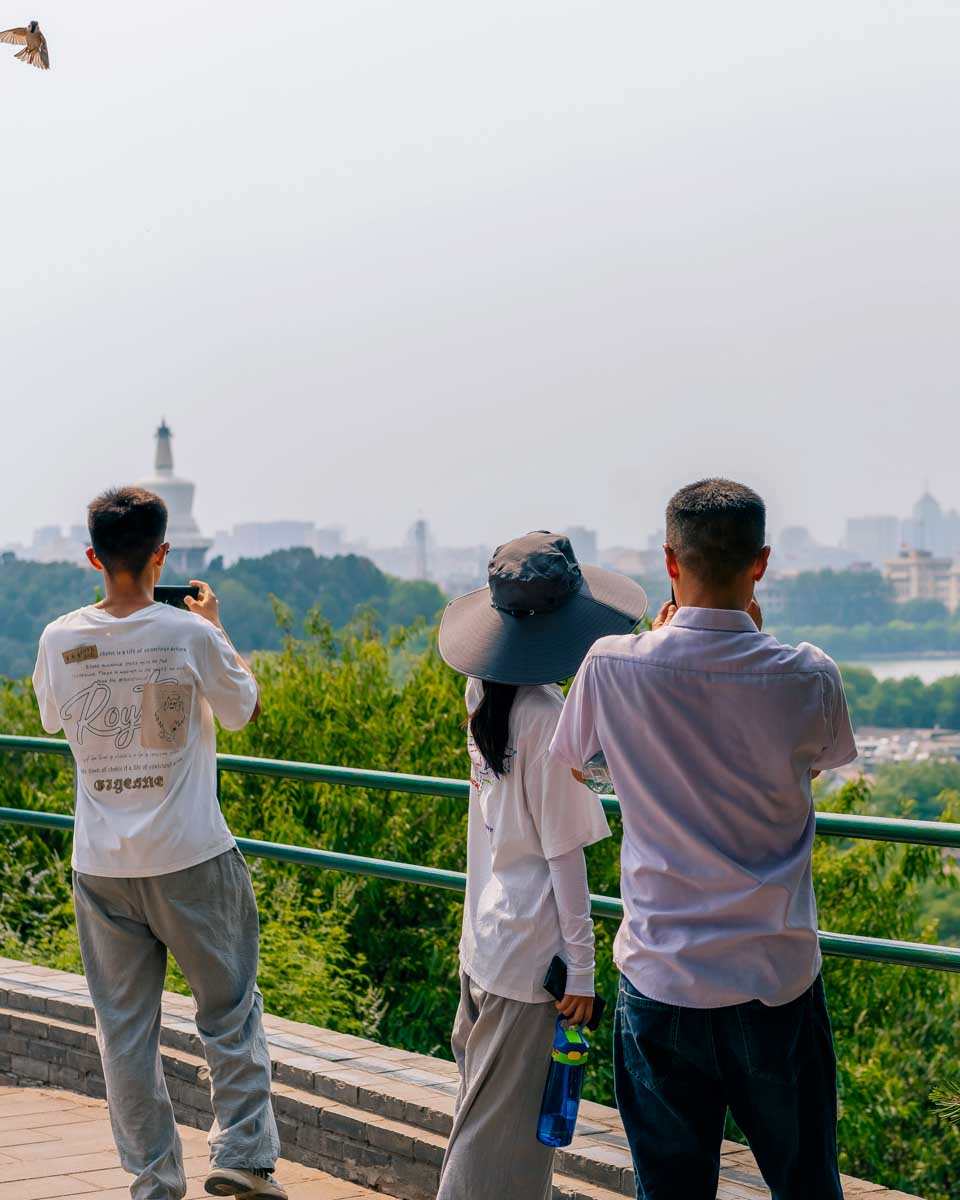 Jingshan Park in Beijing China