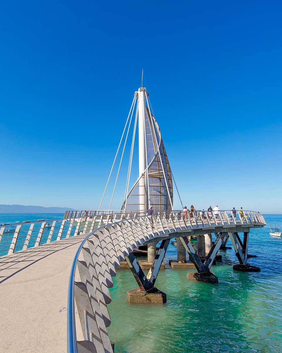Los Muertos Pier in Puerto Vallarta Mexico