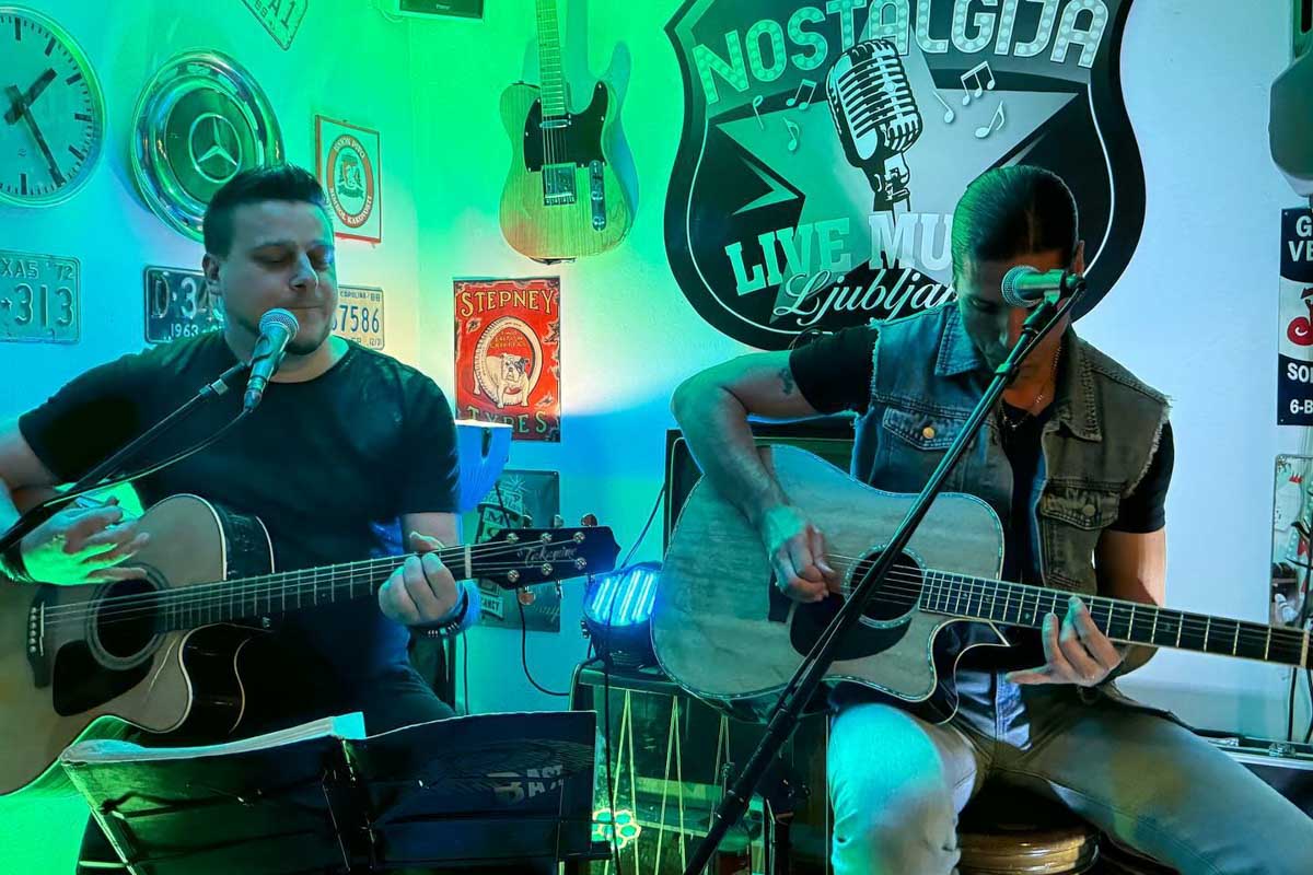 Nostalgija Vintage cafe & Live music bar in Ljubljana, Slovenia