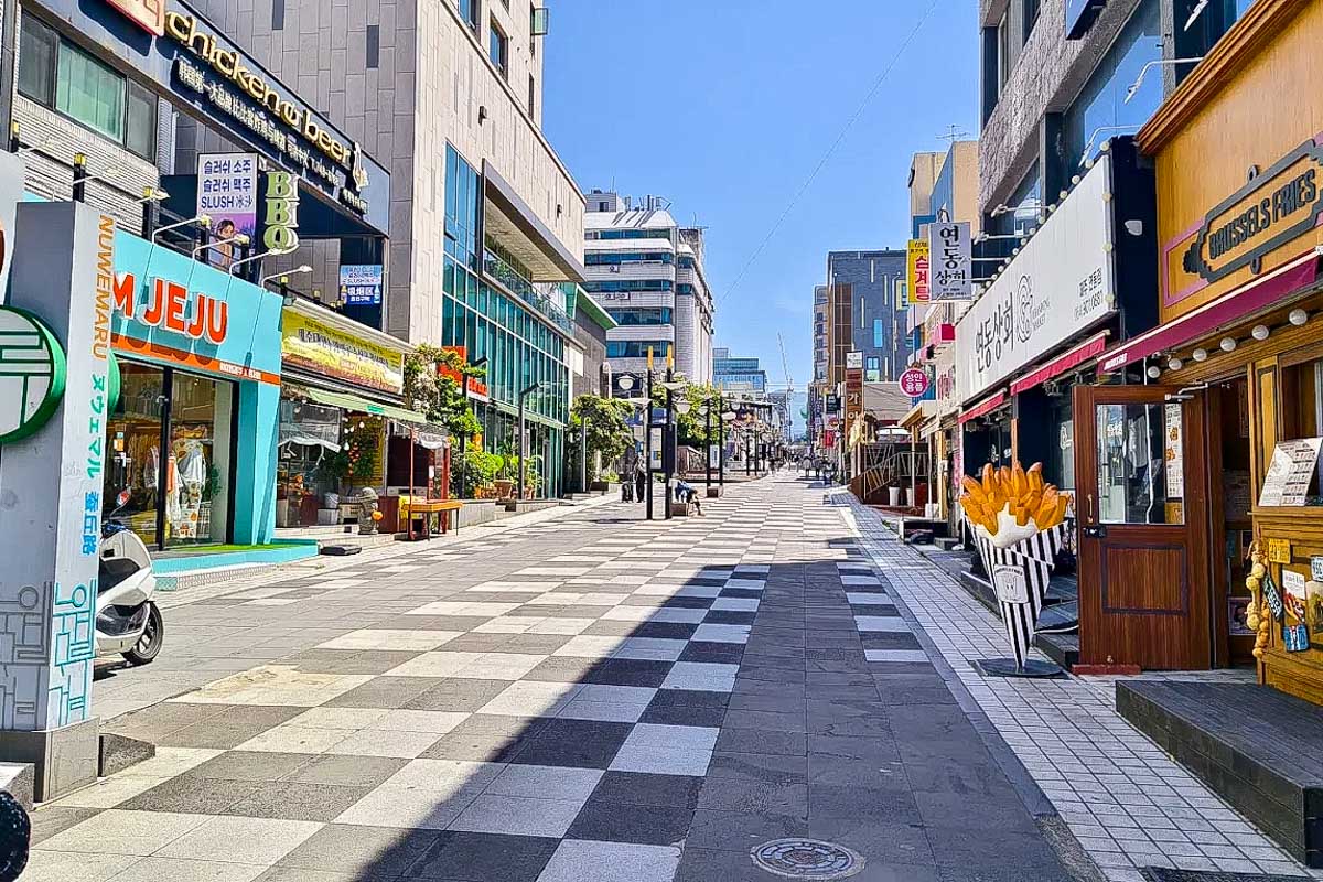 Nuwemaru Street in Jeju South Korea