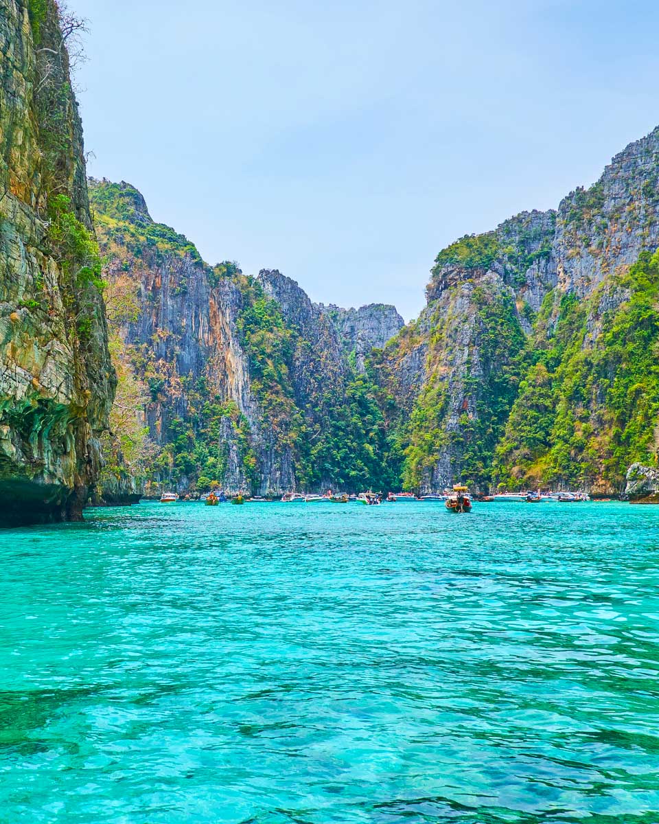 Pileh-Bay-in-the-Phi-Phi-Islands-on-a-tour-from-Phuket Thailand