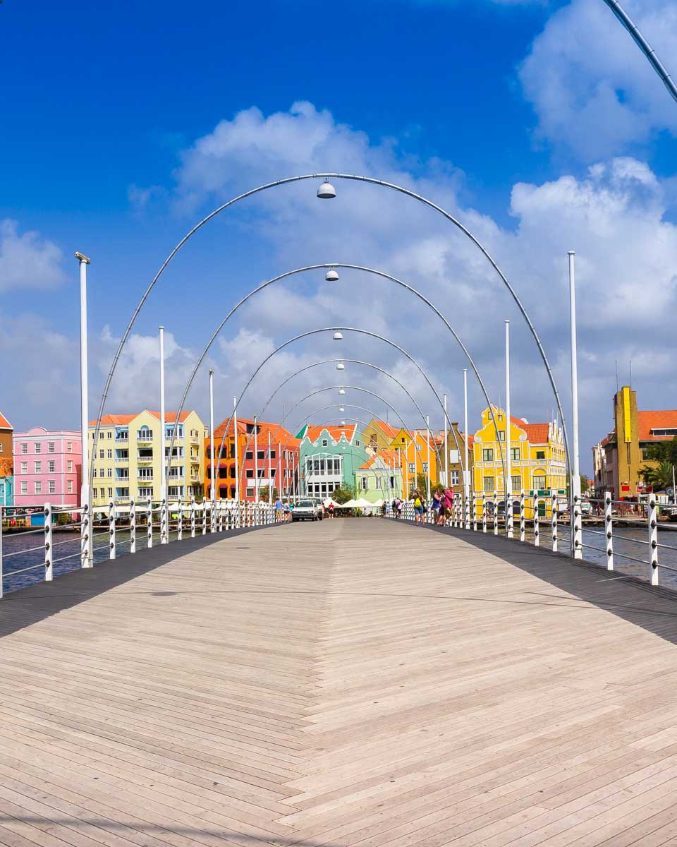 Queen Emma Bridge in Curacao